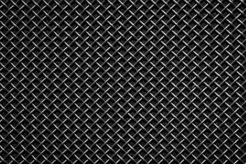 Black metal grill grid mesh texture. Close up. Metal with a rough texture. Macro of the speaker grill.
pattern for the background and 3d material. close up. - obrazy, fototapety, plakaty