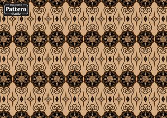 Editable decorative pattern 09 vector