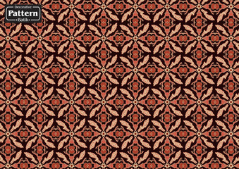 Editable decorative pattern 08 vector