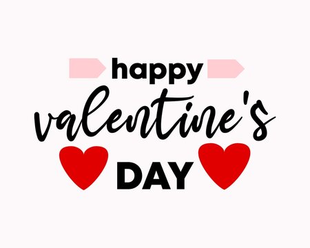 Happy valentine's day.Happy Valentine's Day Celebration greeting card design. Valentine's day festival. romantic greeting card with text