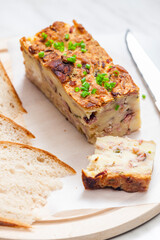 typical Czech Easter stuffing with ham and chive