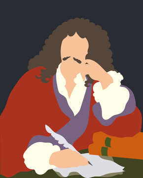Moli&egrave;re, Jean-Baptiste Poquelin writting 1622-1673