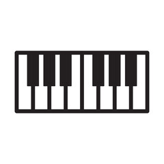 Naklejka premium piano vector illustration