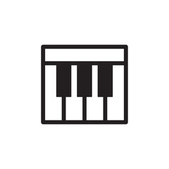 piano vector illustration