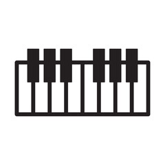 piano vector illustration
