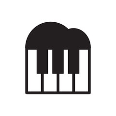piano vector illustration