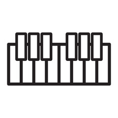 piano vector illustration
