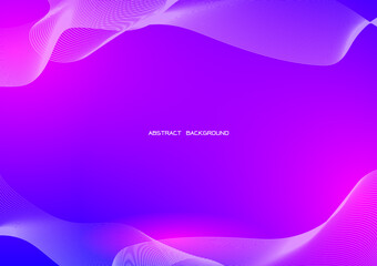 Smooth gradient wave line with gradient light background,modern abtract template