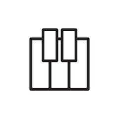 piano vector illustration