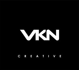 VKN Letter Initial Logo Design Template Vector Illustration