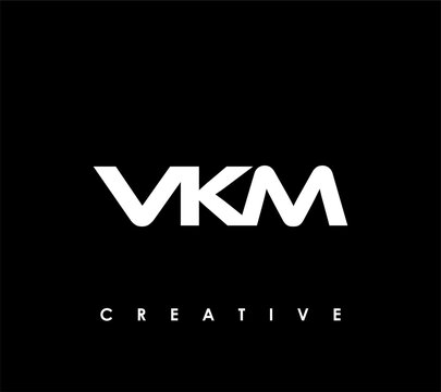 VKM Letter Initial Logo Design Template Vector Illustration