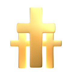 Obraz premium 3D Eater Egg Icon For Communication and Promotion High Quality