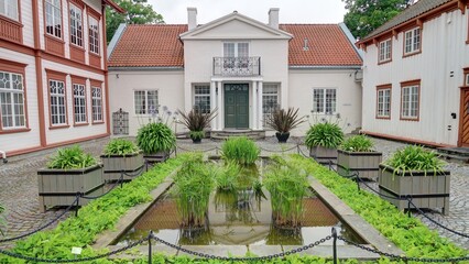 centre ville de Trondheim en Norvège, Gamle Bybro Bryggene i Trondheim