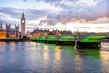 Big Ben (Queen Elizabeth's Tower) - London, UK.	 - obrazy, fototapety, plakaty