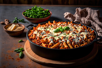Baked ziti. Generative AI