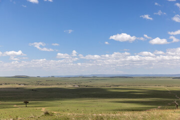 The plains of Kenya