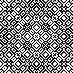 Ethnic ornament. Tribal wallpaper. Embroidery background. Ethnical folk image. Tribe motif. Ancient mosaic. Digital paper, web design, textile print, backdrop. Seamless abstract art. Vector artwork.