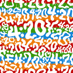 420,tie dye seamless pattern background.Vector tie dye cartoon illustration.60s style,hippie,weed,marijuana,420 seamless pattern art