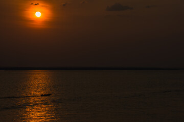 Beautiful sunset from the Port of Manaus - Manaus, Amazonas, Brazil