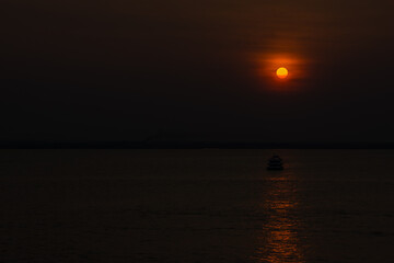 Beautiful sunset from the Port of Manaus - Manaus, Amazonas, Brazil