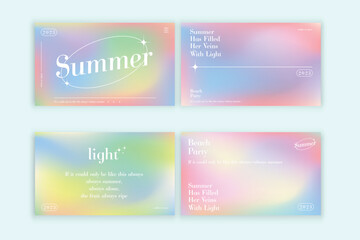 Abstract Gradient poster background