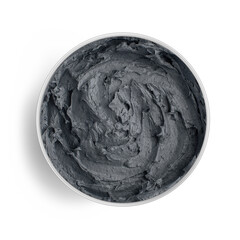 Fototapeta premium body cream in a container on a white background