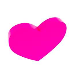 3D Heart Shaped Boxes Render Valentine's elements PNG