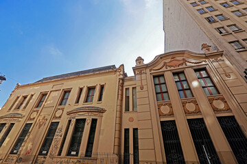 Fototapeta na wymiar Old building of FECAP, Brazilian school of commerce. Sao Paulo, Brazil