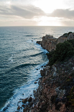 An image of the Atlantic coast in Portugal