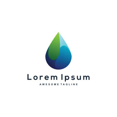 liquid colorful gradient logo template