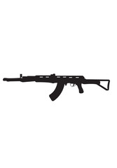 Naklejka premium rifle vector