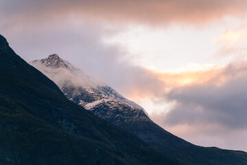 Morgenstimmung im Geiranger Fjord