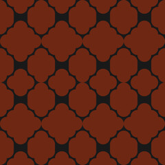 Obraz premium seamless red victorian geometric pattern with mosaic ornament