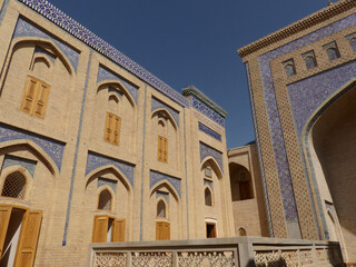 Fototapeta na wymiar Ancient city building in Khiva Uzbekistan