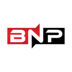 BNP Monogram Initial Letters Logo Design