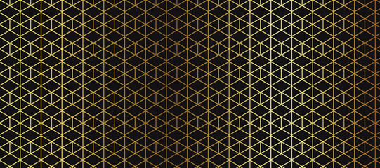 Stylish line pattern gold background