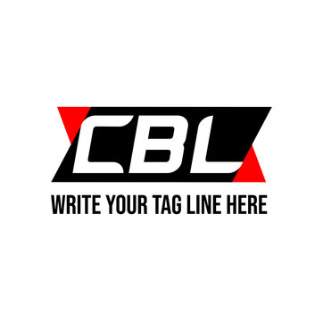 CBL typography monogram. CBL icon.