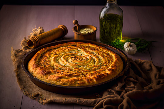 tasty meat pie called burek