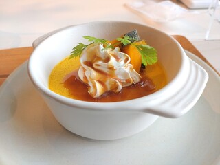 Pumpkin pudding
