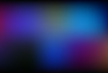 Dark pink, blue vector blurred texture.