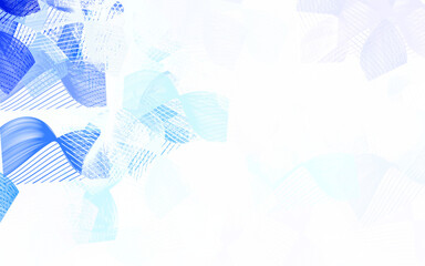 Light Pink, Red vector template with chaotic shapes.