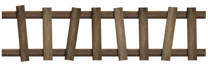 ladder isolated wood