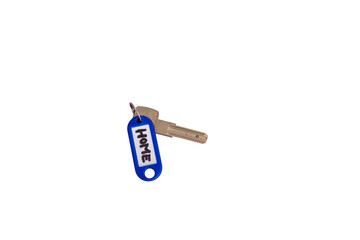 Home keys cutout isolated on white background