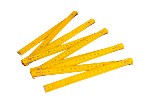 Measuring tape isolated on white background