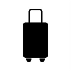 Travel, baggage, tourism, baggage, airport vector line icon, on white background.