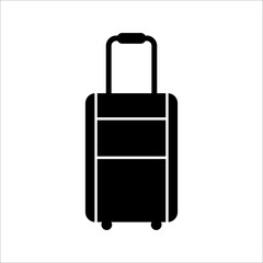 Travel, baggage, tourism, baggage, airport vector line icon, on white background.