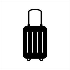 Travel, baggage, tourism, baggage, airport vector line icon, on white background.