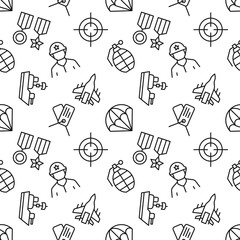 Seamless repeating pattern of soldier for web sites, wrapping, printing, postcards, web sites, apps
