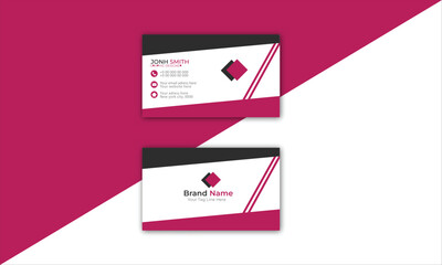 Modern Business Card- Creative and Clean Business Card Template Luxury business card design template Clean professional business card template