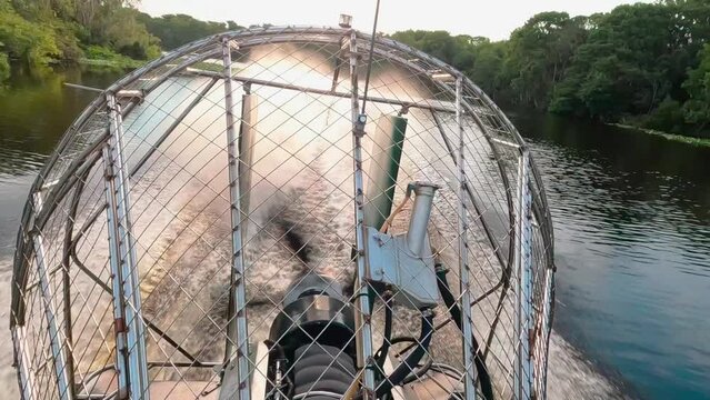 Air boat in Everglades